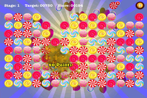 A Candy Land Pop Mania Free - A Match and Crush Craze screenshot 4