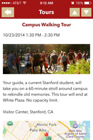 Stanford Reunion Homecoming screenshot 2