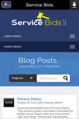 Service Bids LLC screenshot 2