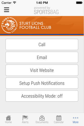 Sturt Lions Football Club - Sportsbag screenshot 4