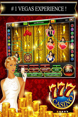Las Vegas Lady Casino Slots 777 (2) - 5 Reel Slot Machine screenshot 4