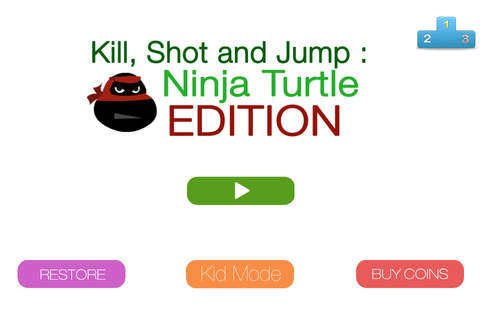 Kill shoot and Jump - Ninja Turtle edition screenshot 3