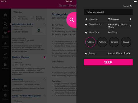 【免費生活App】SEEK - Jobs-APP點子