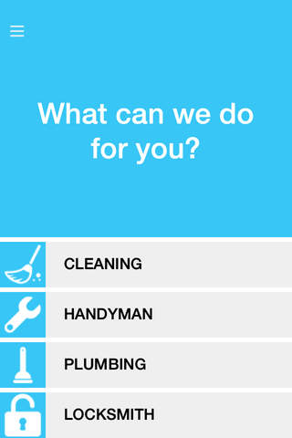 Homeblitz -Book trusted locksmiths,plumbers,handymen and cleaners at the push of a button. screenshot 3