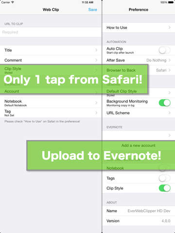 EverWebClipper HD for Evernote - Clip Web pages to Evernote automatically