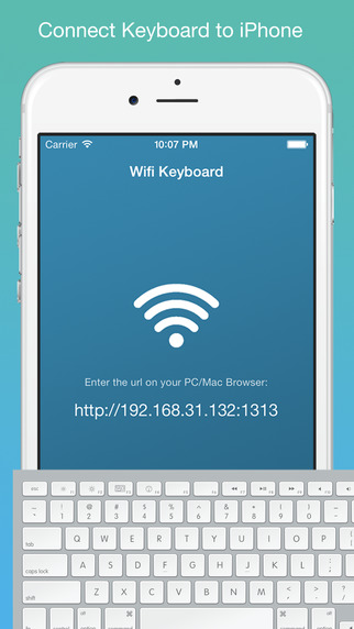 Wifi Keyboard - Connect your keyboard to iPhone iPad with Wifi