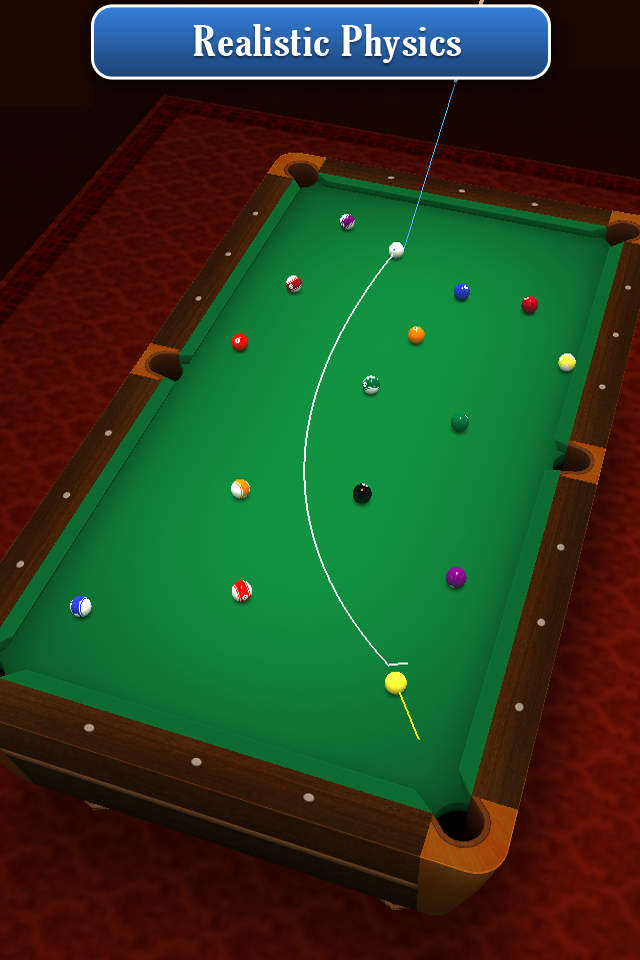 Pool Break 是一套具有几种3D撞球,台球,斯诺克,流行的斗球盘和卡罗姆棋盘游戏变体的一套游戏。这些3D图像是壮观的和这些物理效果是现实的和准确的。无论你与计算机对战或与其他玩家玩线上对战,动作都是流畅和节奏都是快速的! Pool Break 具有大量的游戏以及许多快节奏的动作,它将让最老练的职业玩家玩到深夜。其逼真的3D图像和直线开枪导轨帮你为你的下一步行动对齐击球。 Pool Break 游戏包括: 台球8号球(美国) 台球9号球 台球6号球 台球10号球 台球3号球 台球7号球