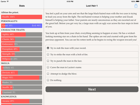 The Lost Heir: The Fall of Daria для iPad