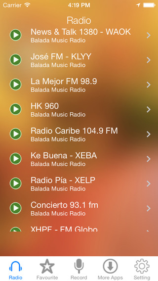 Balada Music Radio Recorder