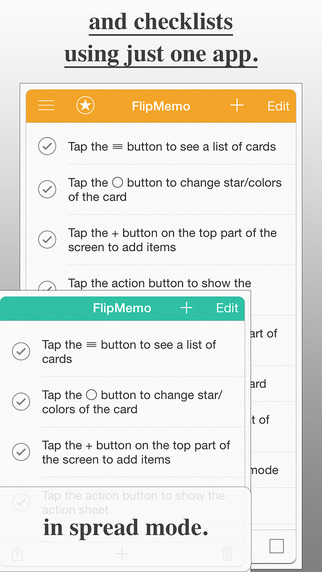 【免費生產應用App】FlipMemo - Memo & Checklist-APP點子