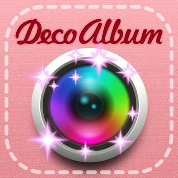 DecoAlbum, Japanese photo collage diary app LOGO-APP點子