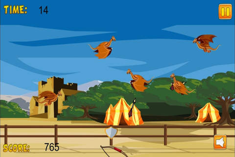 Shoot The Epic Dragons - Kill The Bird Warriors with Arrow Fighting Knights FREE screenshot 3