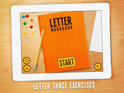 【免費教育App】Letter Workbook: learn to write the alphabet, handwriting worksheets for toddlers and children-APP點子