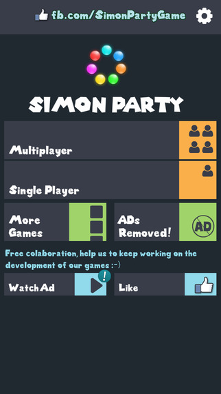 Simon Party: Remake Classic Memory Skill Game