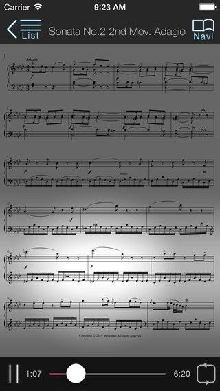 Mozart W. A. Piano Sonata Excerpts