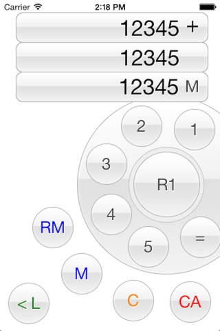 One Hand Calculator screenshot 2