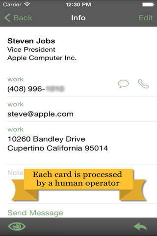 EcontactPro - Business card scanner screenshot 2