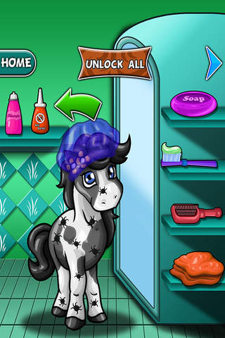 Crazy Dirty Messy Ponies & Horses - Free Makeover Games for Girls & Boys screenshot 3