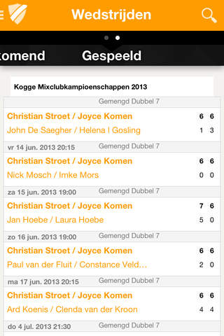 Toernooi.nl Tennis screenshot 3