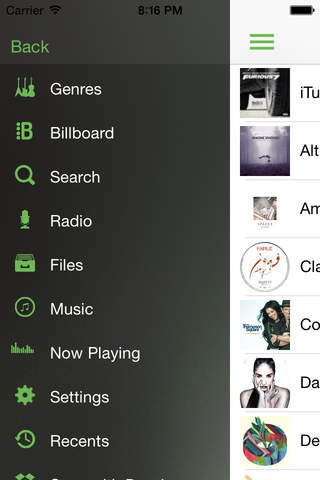 music.mp3 - Free MP3 Music & Live Radio Streamer and Playlist Manager screenshot 4