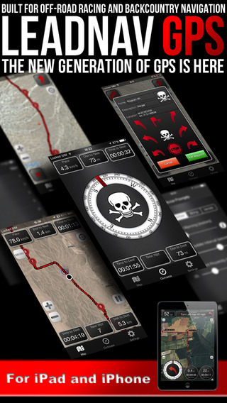LeadNav GPS - Advanced Off-Road Racing and Backcountry Navigation