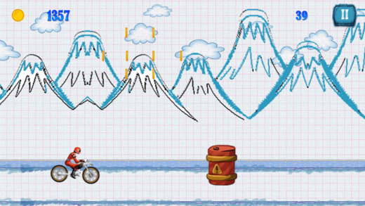 【免費遊戲App】Doodle Stickman Dirt Biker : Crazy Freestyle Motobike Stuntman FREE-APP點子