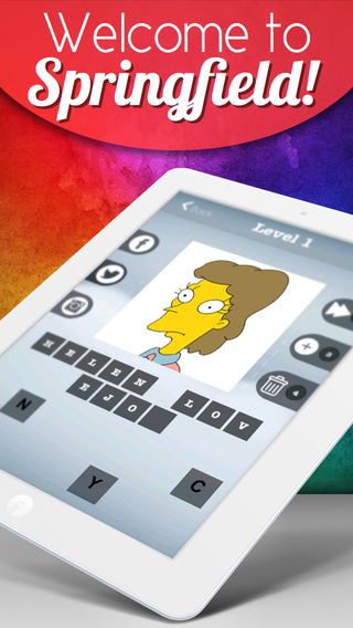 Cartoon Pic Quiz - The Simpsons Characters Edition