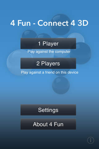 4 Fun - The game Connect 4 with 3D graphics screenshot 2
