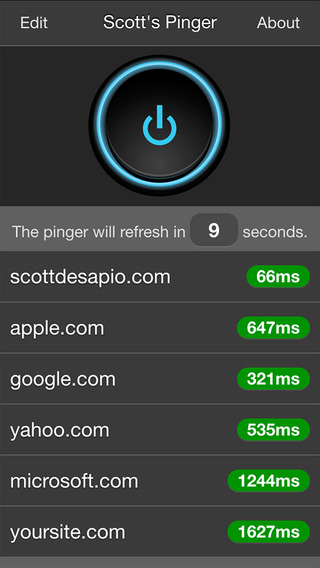Scott's Pinger - Website Status Monitor