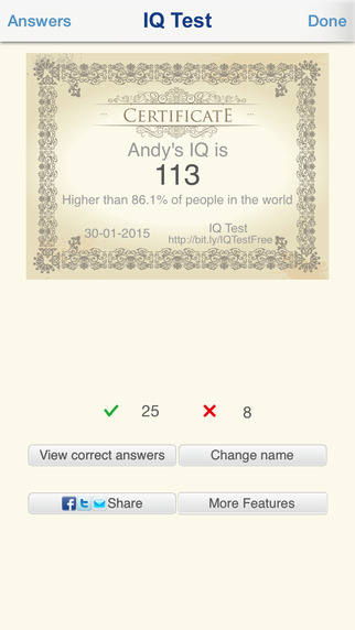 【免費工具App】IQ Test FREE-APP點子