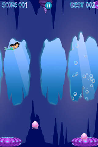 Nàng Tiên Cá Kim - Trò chơi Thám Hiểm Đại Dương HD screenshot 2