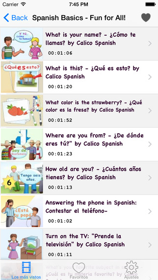 Spanish Courses: Learn Spanish by Videos