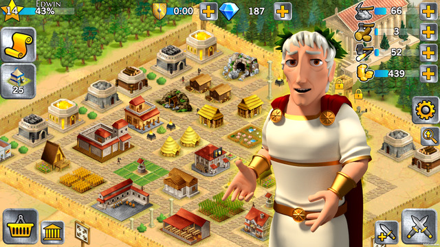 【免費遊戲App】Battle Empire: Roman Wars - City Building and Battling for a Nation in the Roman and Spartan era, build, fight and attack troops on a battlefield in the age where empire ruled the world. Grow a huge army and empire with glory in this strategy game-APP點子