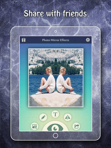 免費下載攝影APP|Photo Mirror Effects - Light & Water Reflection Blender to Clone Yourself app開箱文|APP開箱王