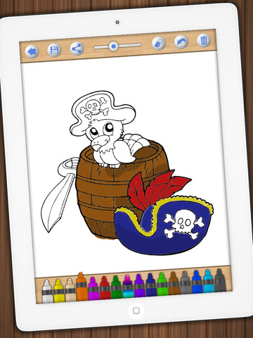 【免費攝影App】Paint and Color Pirates - coloring book - PREMIUM-APP點子