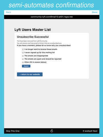 【免費工具App】Unlistr - Clean Up and Block Unwanted Email-APP點子