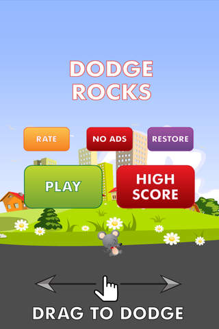 Dodge Rocks: fun arcade avoid rocks game screenshot 3