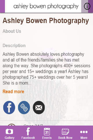 Ashley Bowen Photography screenshot 2
