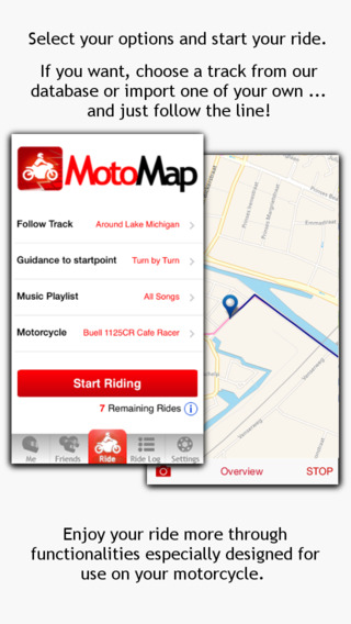 【免費交通運輸App】MotoMap - GPS Motorcycle Navigation, Ride Tracker, Road Finder-APP點子