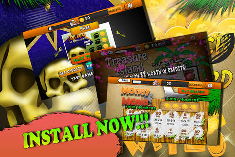 Ace Scratch Lotto Card PRO - Pirates Gold Casino Lottery Lucky Cash screenshot 2