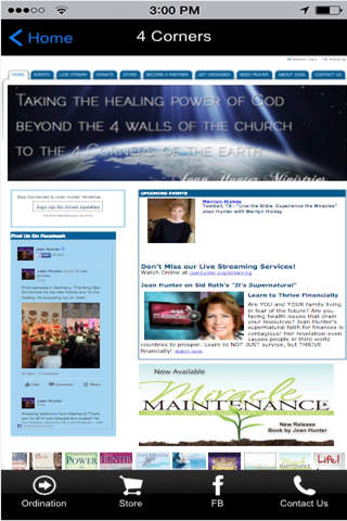 Joan Hunter Ministries screenshot 3
