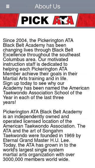 【免費商業App】Pickerington ATA-APP點子