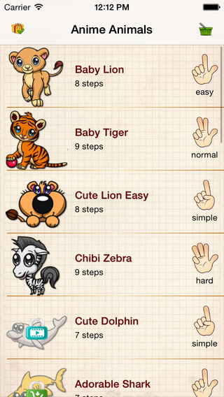 【免費遊戲App】Learn How To Draw : Nice Anime Animals-APP點子