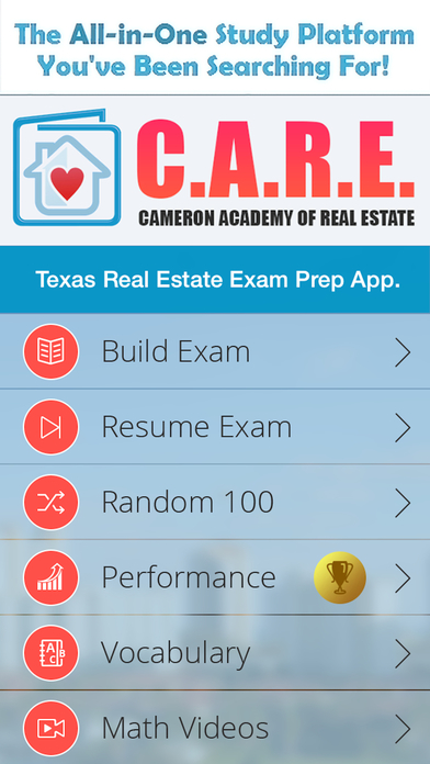 CARE Texas Real Estate Exam Prep AppRecs