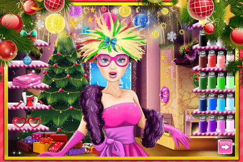 Princess Hair salon1-Christmas hairstyle screenshot 2