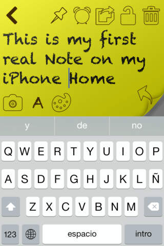 1TapNote - Notes directly on the Home Screen and Today Widget by 1Tapps screenshot 3
