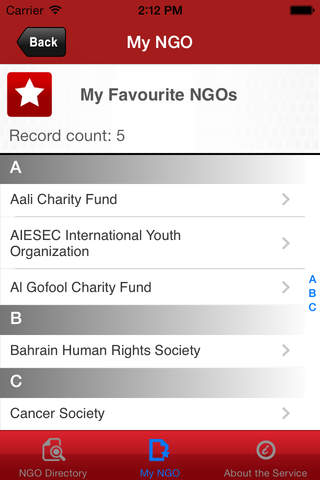 NGO Directory screenshot 4