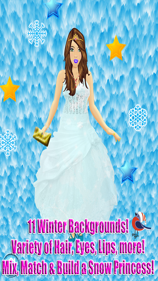 【免費遊戲App】Ice Princess Winter Salon - Dress Up Frozen Snow Girl-APP點子