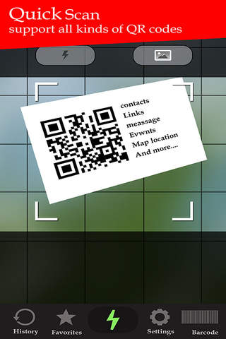 scan QR Code Reader, Barcode Reader, Data Matrix Quickly screenshot 3