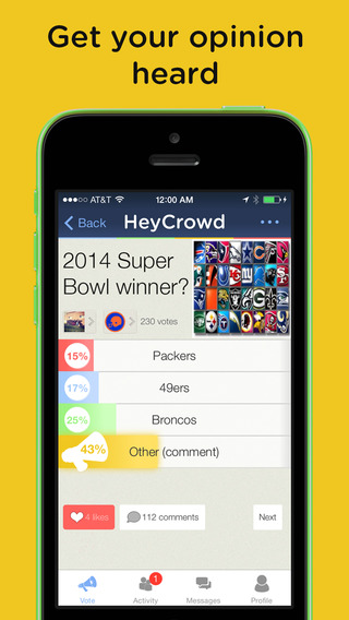 【免費新聞App】HeyCrowd quizz- opinion polls & quiz game for free-APP點子